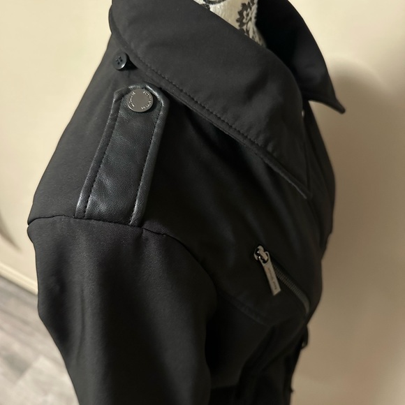 MICHAEL KORS Women's Black Coat Medium - Picture 15 of 17